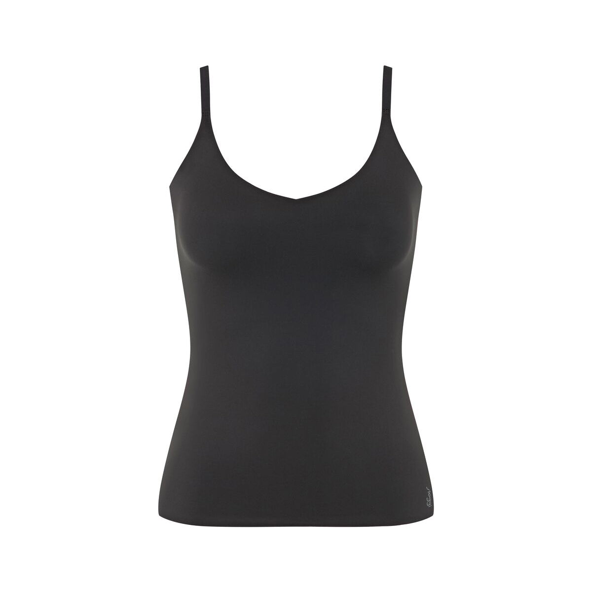 Sloggi Zero Feel 2.0 spaghetti top, sort - 10217755 - 0004 - Black