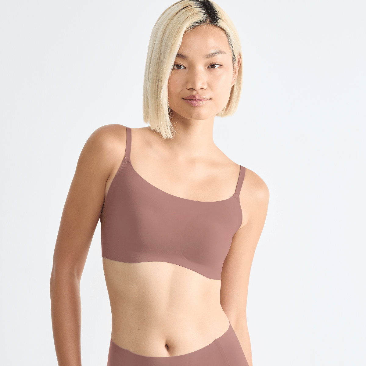 Sloggi Zero Feel 2.0 Ultra BH uden bøjle, rosa - 10217766 - 1141 - Cacao
