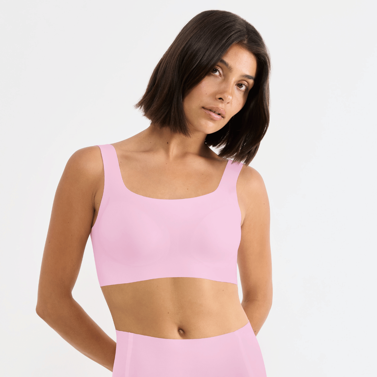 Sloggi Zero Feel 2.0 BH top, lyserød - 10217786 - 1588 - Floral Pink