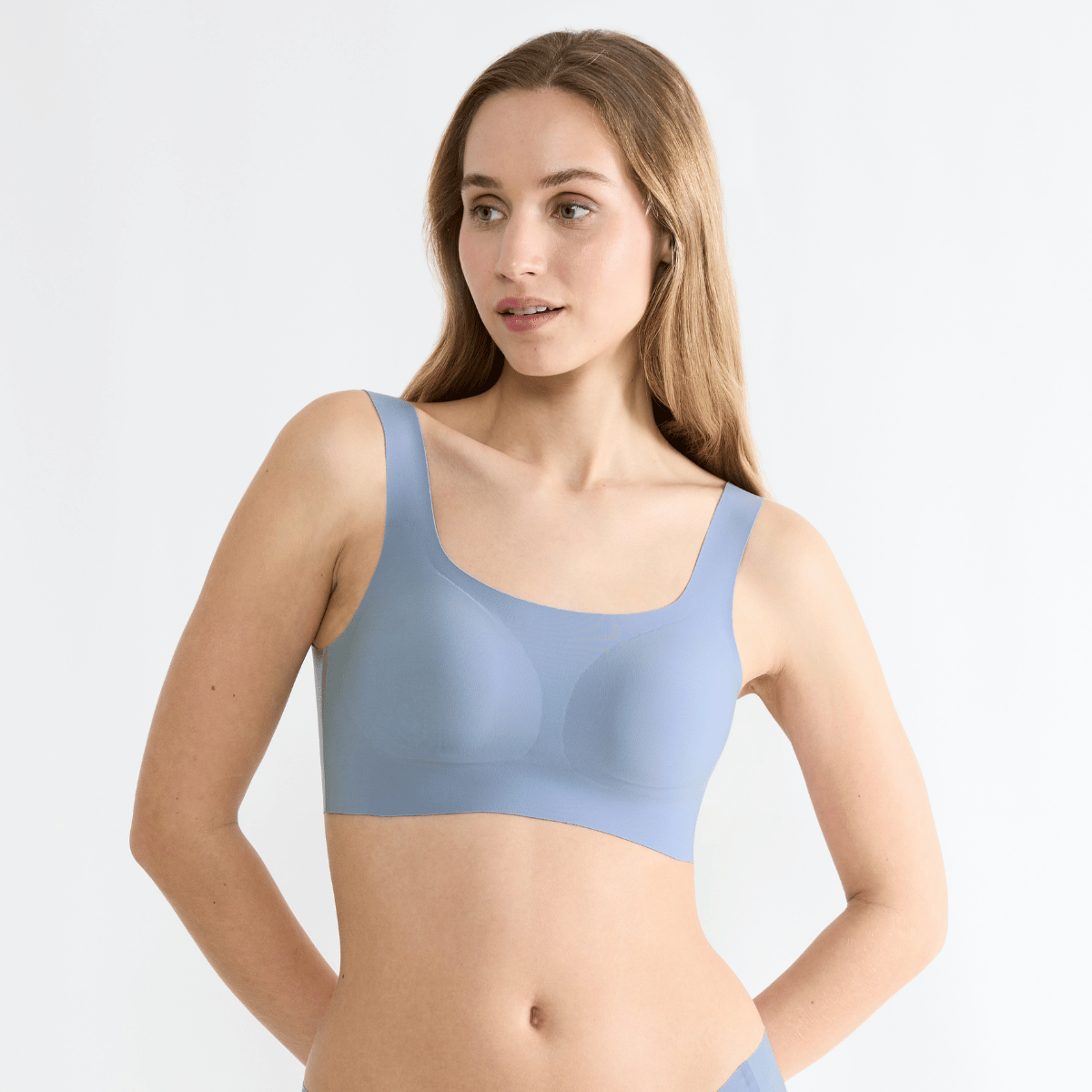 Sloggi Zero Feel 2.0 top, blå - 10217786 - 6315 - Chambray