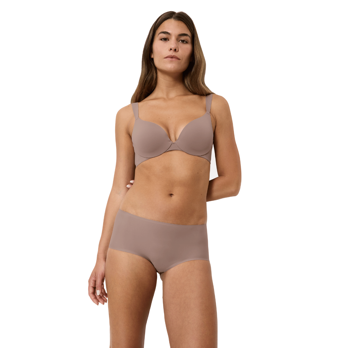 Triumph Body Make-Up Illusion BH med bøjle, rosa - 10217848 - 00ZE - Chocolate Mousse