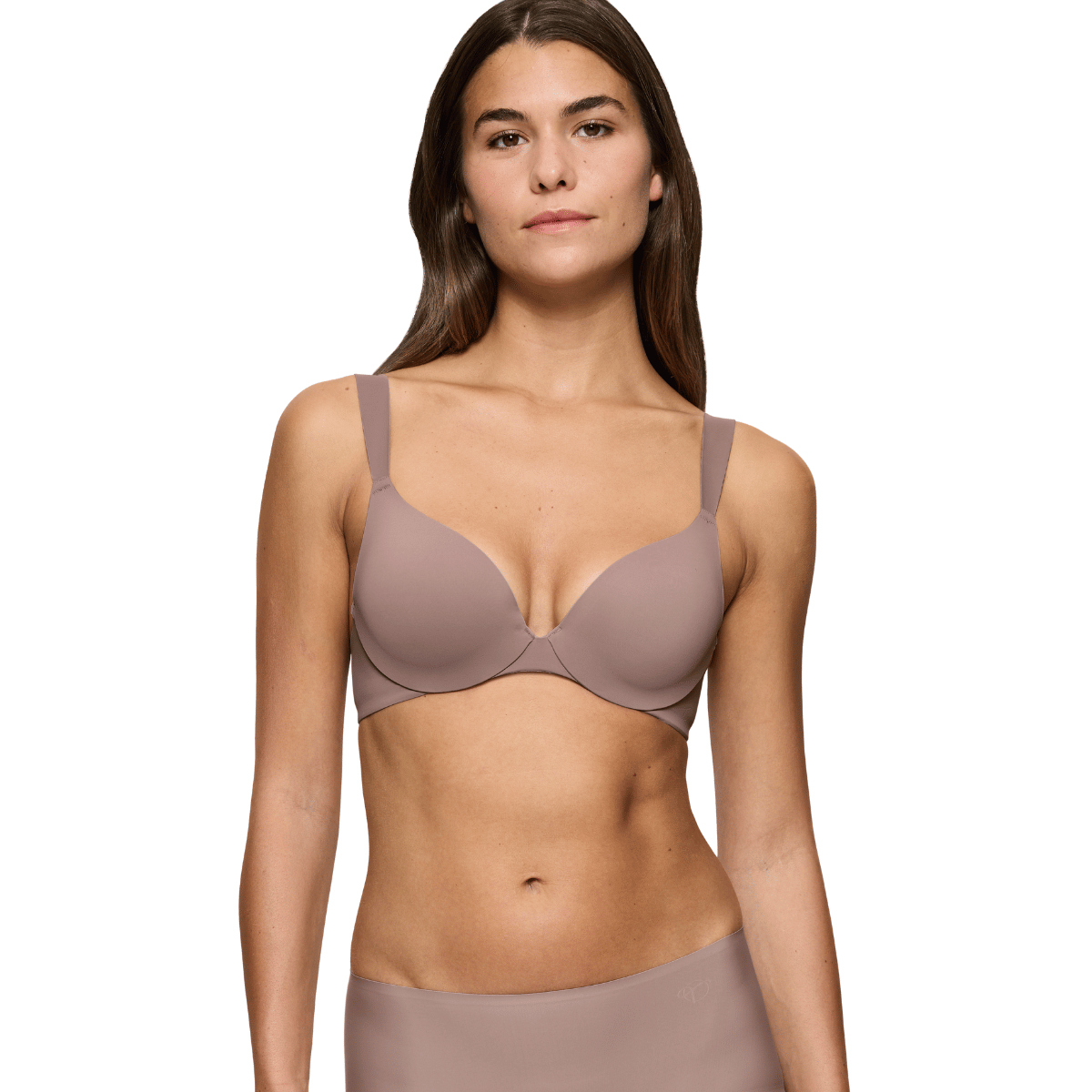 Triumph Body Make-Up Illusion BH med bøjle, rosa - 10217848 - 00ZE - Chocolate Mousse