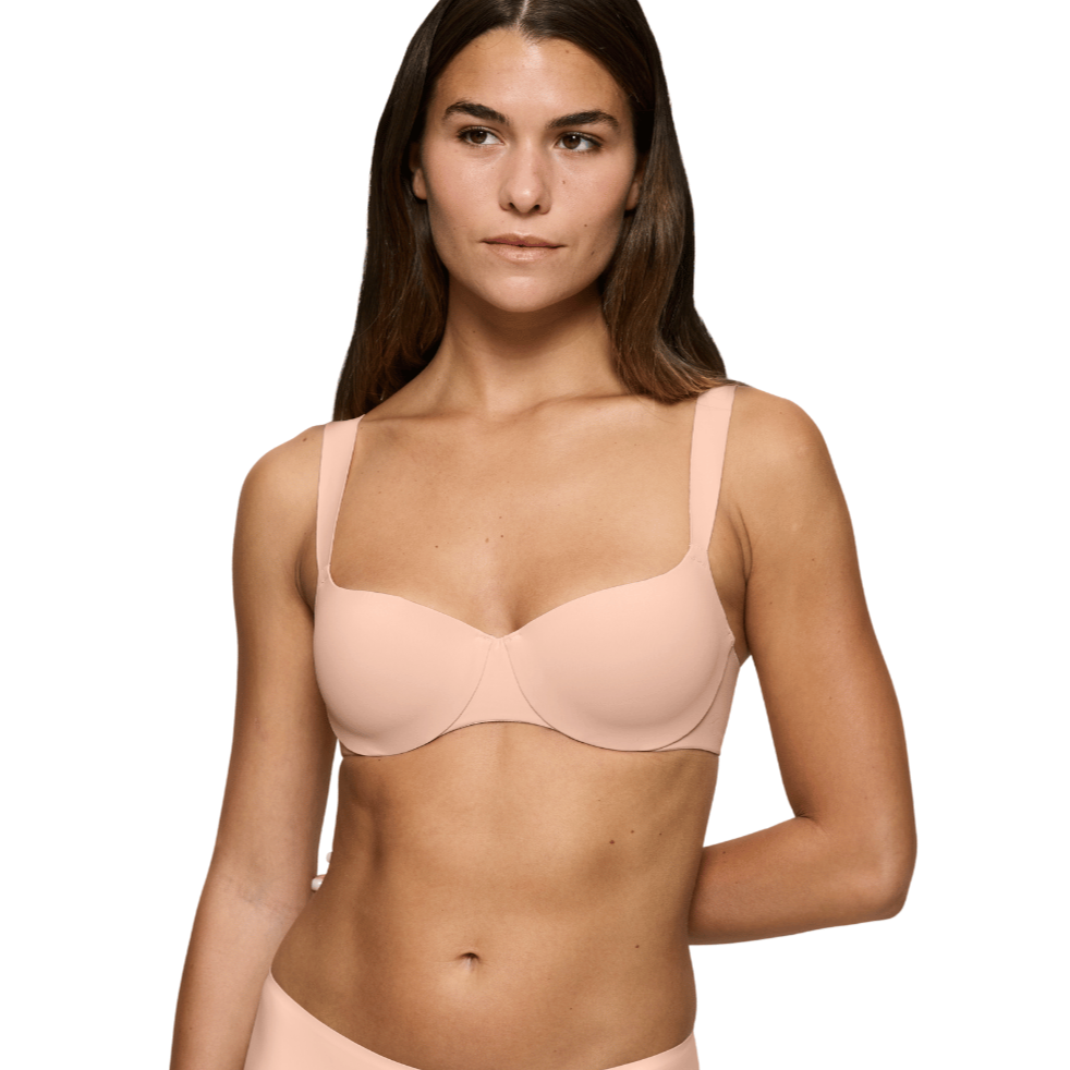 Triumph Body Make-Up Illusion BH med bøjle, lyserød - 10217849 - 7835 - Powder Blush