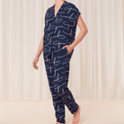 Triumph Boyfriend pyjamas, blå - 10218282 - M008 - Blue