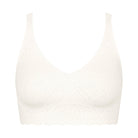Sloggi Zero Feel Bliss bralette BH, hvid - 10219598 - 00GZ - Silk White