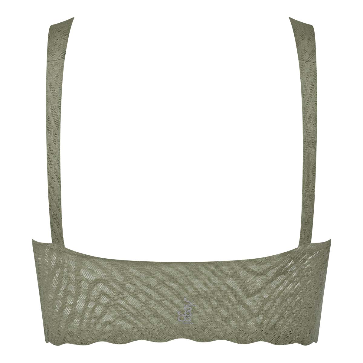 Sloggi Zero Feel Bliss bralette BH, grøn - 10219598 - 00IQ - Moss Green Old