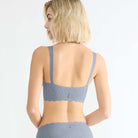 Sloggi Zero Feel Bliss bralette BH, blå - 10219598 - 00PP - Bluish Gray