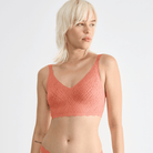 Sloggi Zero Feel Bliss bralette BH, orange - 10219598 - 3173 - Lovely Apricot