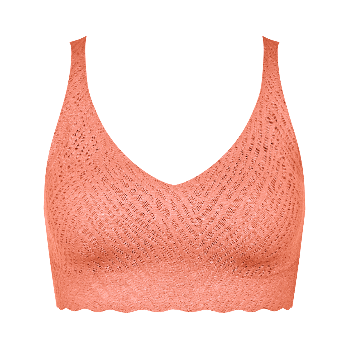 Sloggi Zero Feel Bliss bralette BH, orange - 10219598 - 3173 - Lovely Apricot