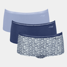 Sloggi Go Crush C3P shorts, multi - 10219652 - V003 - Multiple Colours