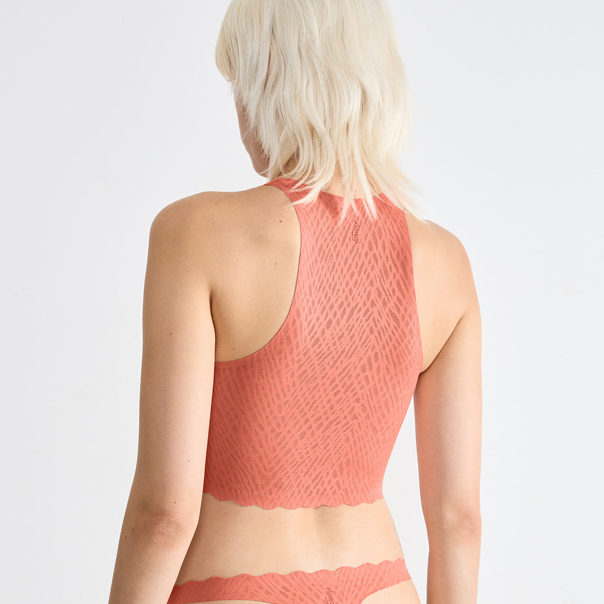 Sloggi Zero Feel Bliss top, orange - 10219667 - 3173 - Lovely Apricot