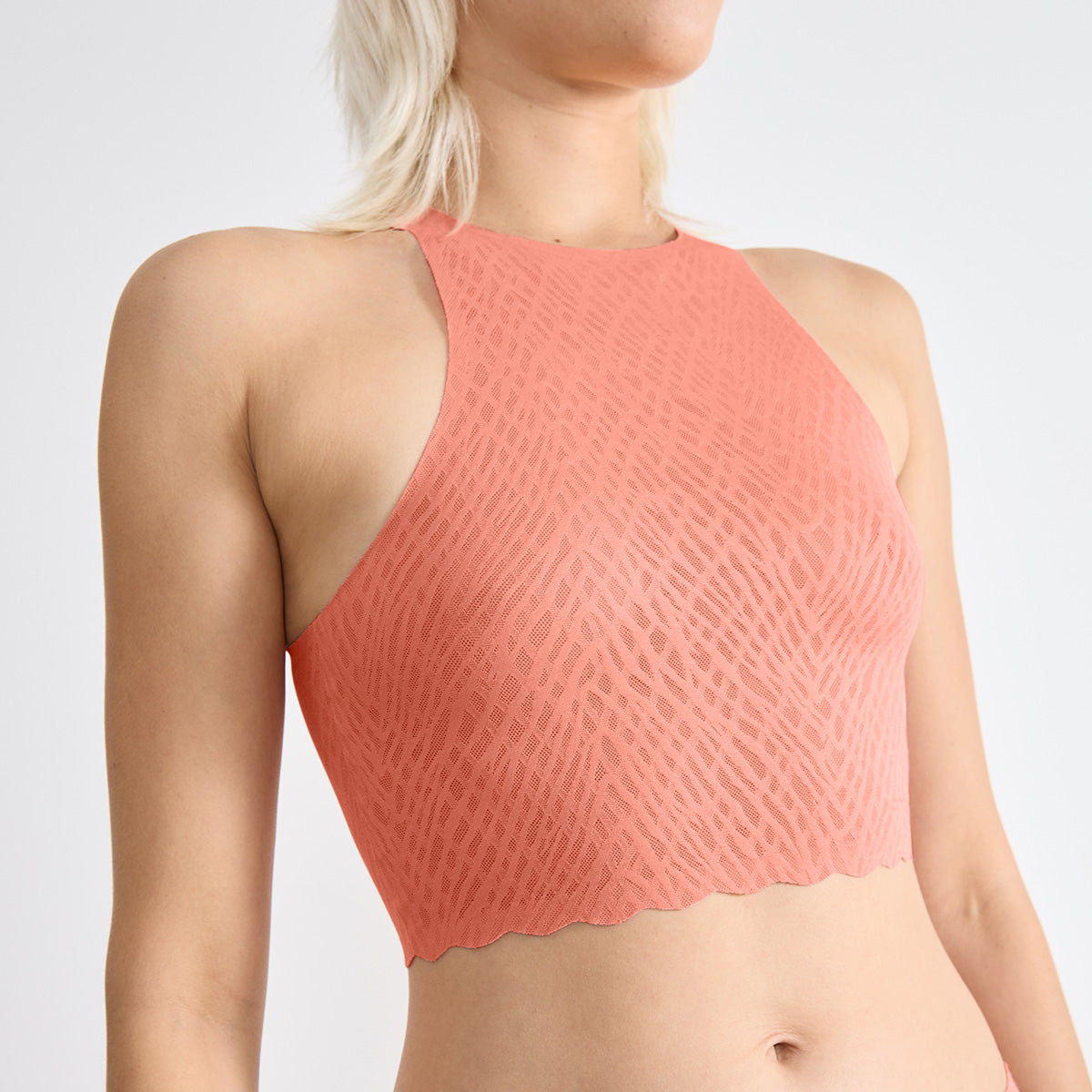 Sloggi Zero Feel Bliss top, orange - 10219667 - 3173 - Lovely Apricot