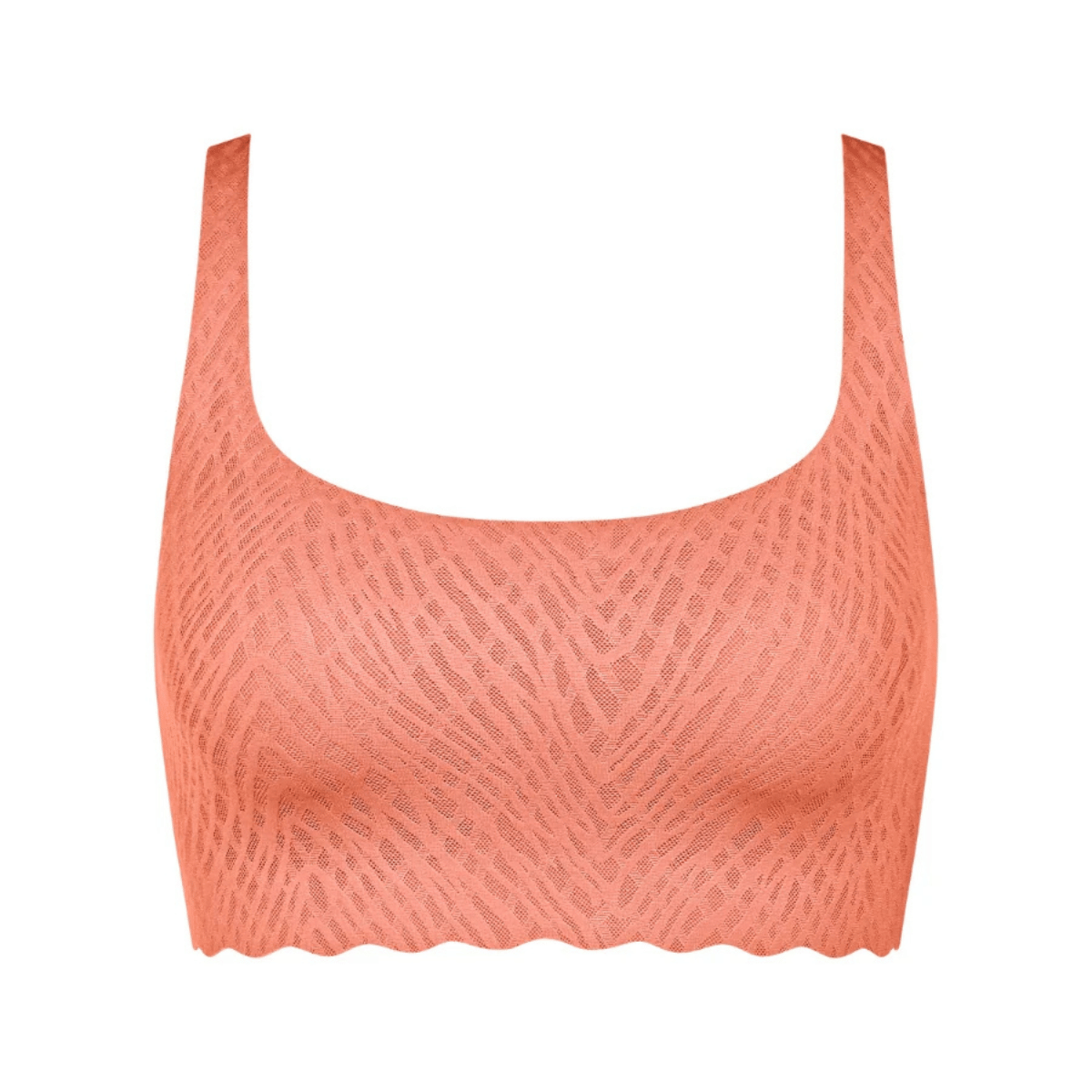 Sloggi Zero Feel Bliss top, orange - 10219678 - 3173 - Lovely Apricot