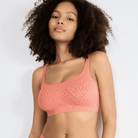 Sloggi Zero Feel Bliss top, orange - 10219678 - 3173 - Lovely Apricot