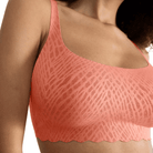 Sloggi Zero Feel Bliss top, orange - 10219678 - 3173 - Lovely Apricot