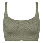Sloggi Zero Feel Bliss BH top, grøn - 10219678 - 00IQ - Moss Green Old