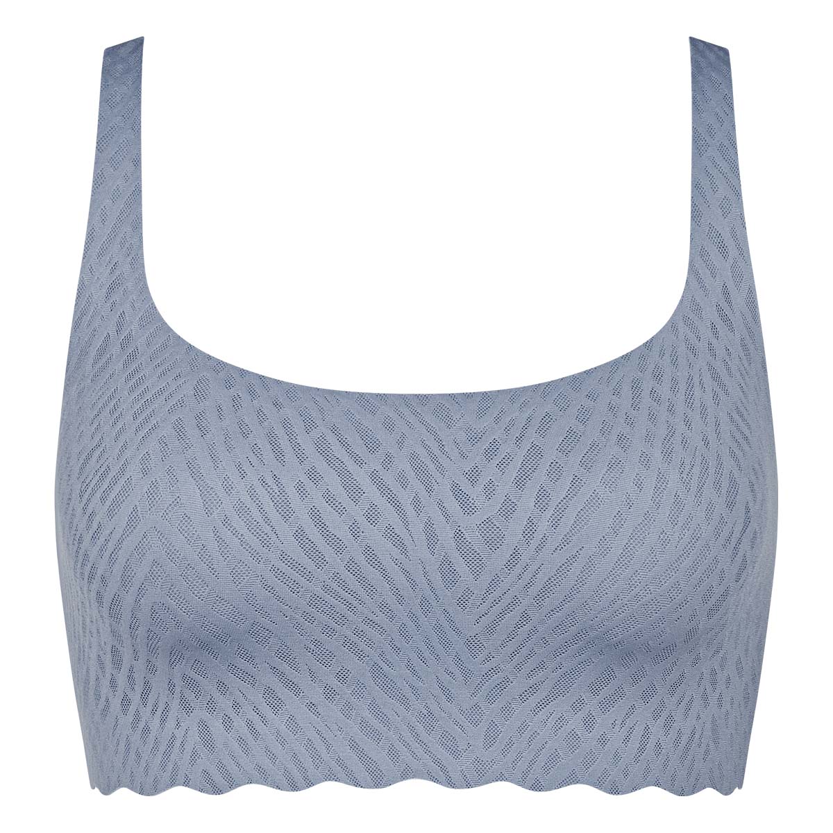 Sloggi Zero Feel Bliss BH top, blå - 10219678 - 00PP - Bluish Gray