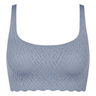 Sloggi Zero Feel Bliss BH top, blå - 10219678 - 00PP - Bluish Gray