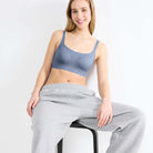 Sloggi Zero Feel Bliss BH top, blå - 10219678 - 00PP - Bluish Gray