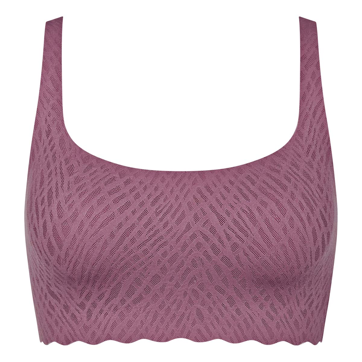 Sloggi Zero Feel Bliss BH top, lilla - 10219678 - 7574 - Lila Clover