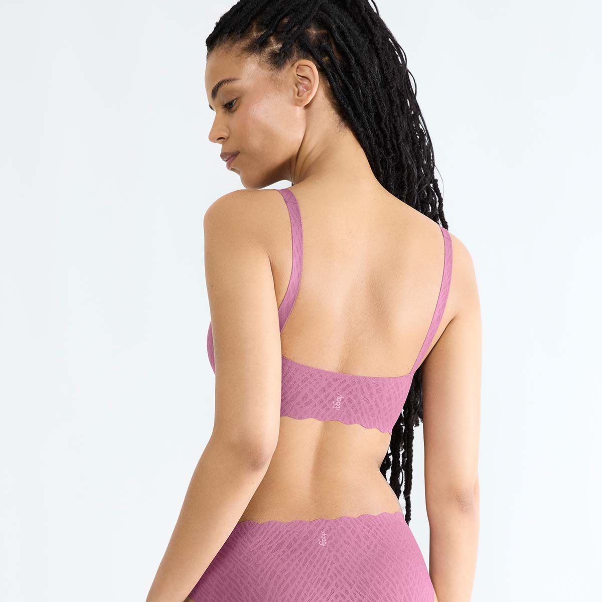 Sloggi Zero Feel Bliss BH top, lilla - 10219678 - 7574 - Lila Clover