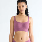 Sloggi Zero Feel Bliss BH top, lilla - 10219678 - 7574 - Lila Clover