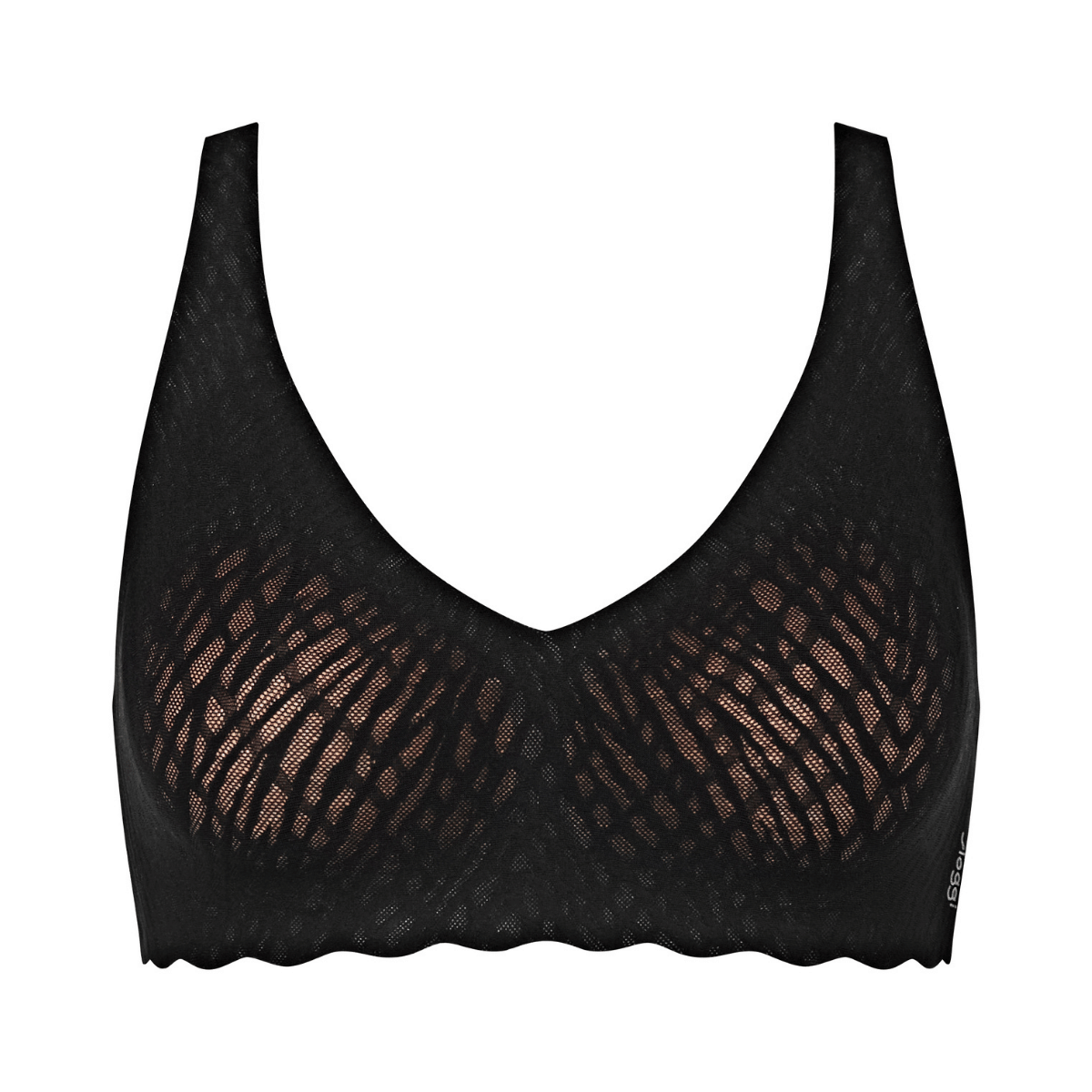 Sloggi Zero Feel Bliss bralette BH, sort - 10219688 - 0004 - Black