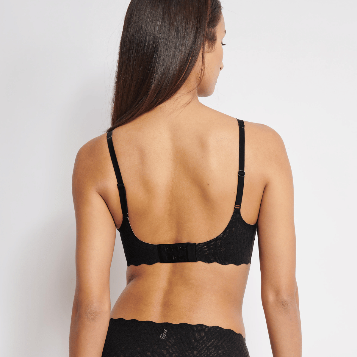 Sloggi Zero Feel Bliss bralette BH, sort - 10219688 - 0004 - Black