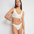 Sloggi Zero Feel Bliss g-streng, hvid - 10219696 - 00GZ - Silk White