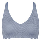 Sloggi Zero Feel Bliss bralette BH, blå - 10219688 - 00PP - Bluish Gray