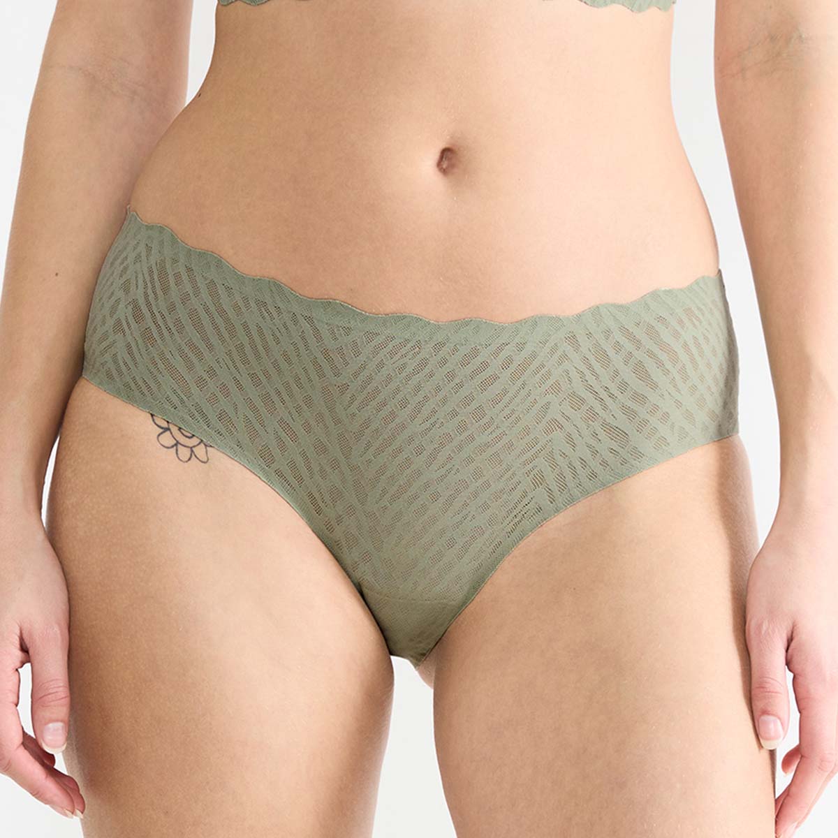 Sloggi Zero Feel Bliss hipster trusse, grøn - 10219689 - 00IQ - Moss Green Old
