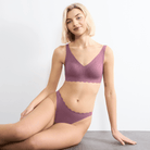 Sloggi Zero Feel Bliss g-streng, lilla - 10219696 - 7574 - Lila Clover