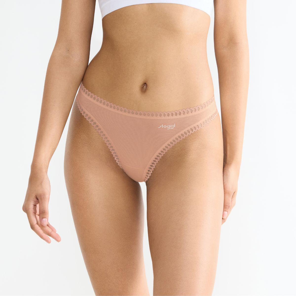 Sloggi Go Crush 3-pak g-streng, brun - 10219704 - 00ME - Cameo Brown