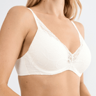Triumph Body Make-Up Illusion Lace WP BH med bøjle, creme - 10219710 - 1595 - Ecru White