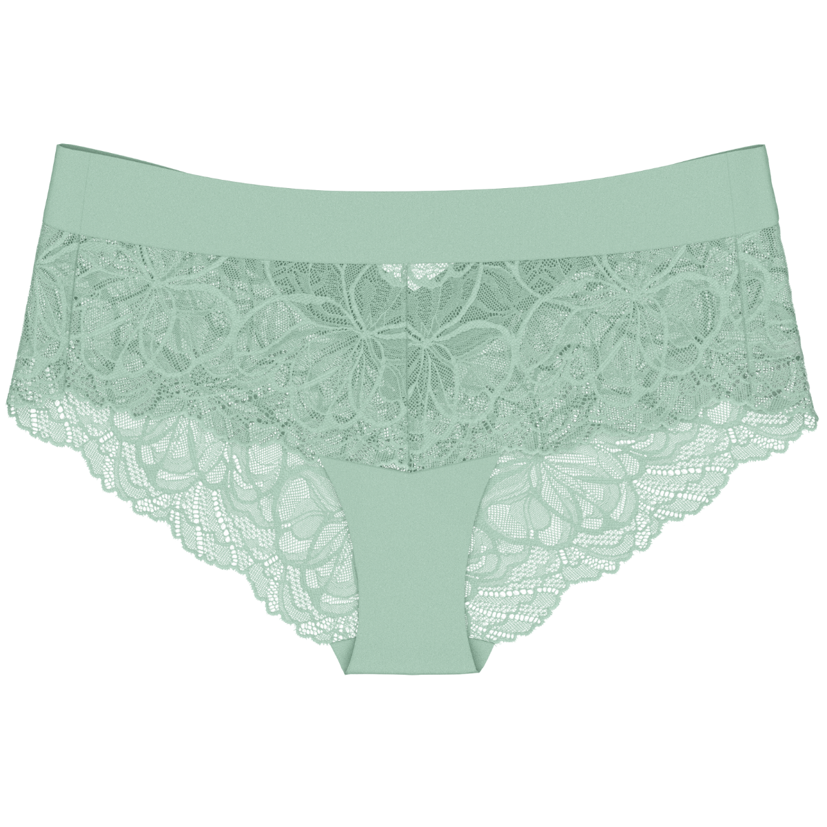 Triumph Body Make-Up Illusion Lace hipster trusse, mintgrøn - 10219748 - 7329 - Misty Turquoise