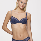 Triumph Delightful Spotlight W BH med bøjle, blå - 10219854 - 7064 - Dark Blue