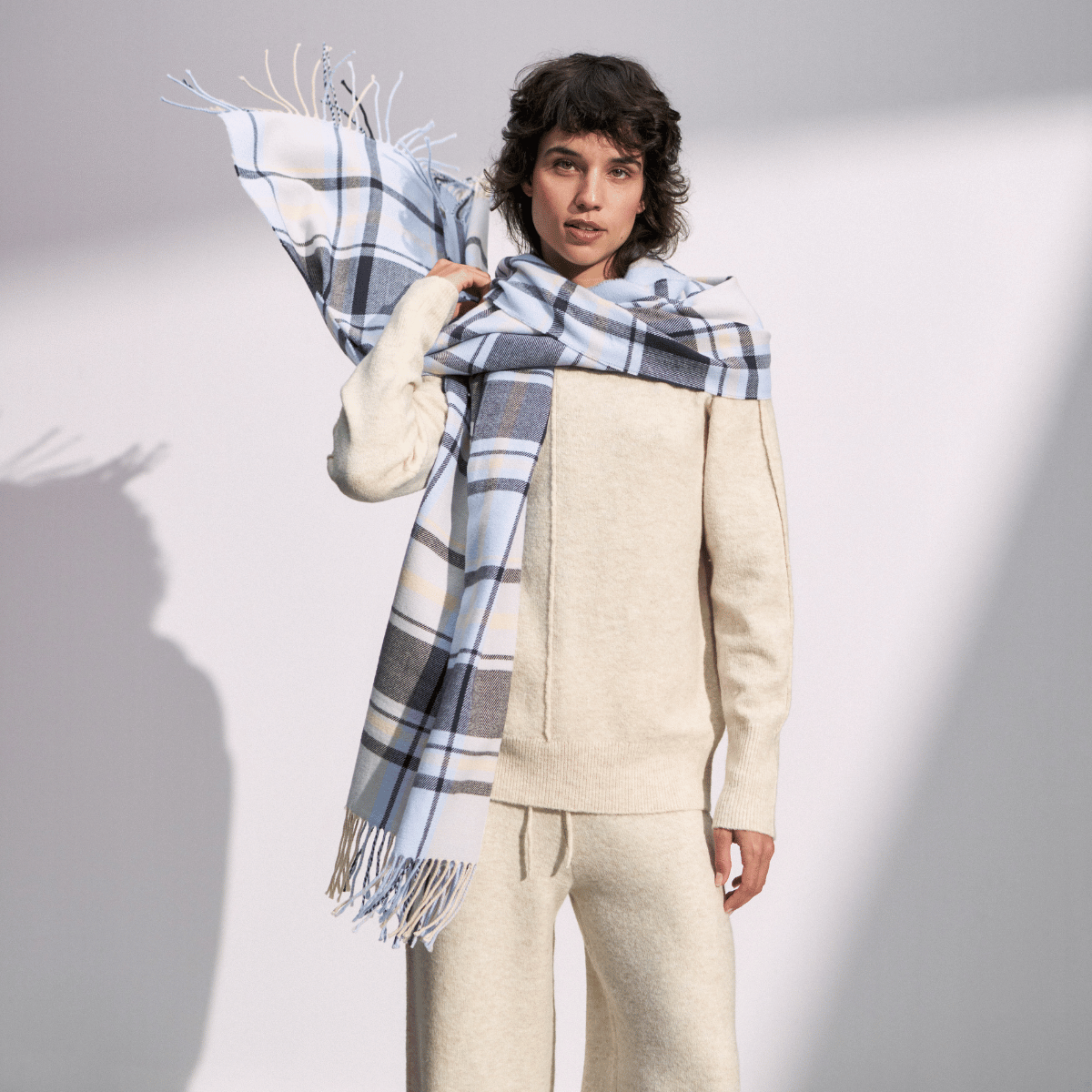 Triumph Scarf tilbehør, multi - 10221057 - PC09 - Cream/Miscellaneous