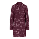 Triumph Boyfriend Fit natskjorte, bordeaux - 10221525 - M005 - Red Light Combination