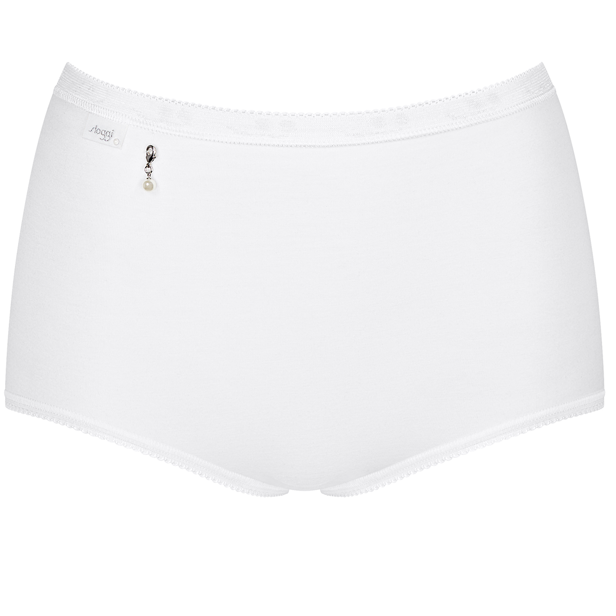 Sloggi Basic H Pearl 3-Pack maxi trusse, hvid - 10221611 - 0003 - White