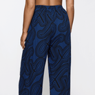 Triumph Beach MyWear Pareo bukser, blå - 10222189 - M008 - Blue - Dark Combination