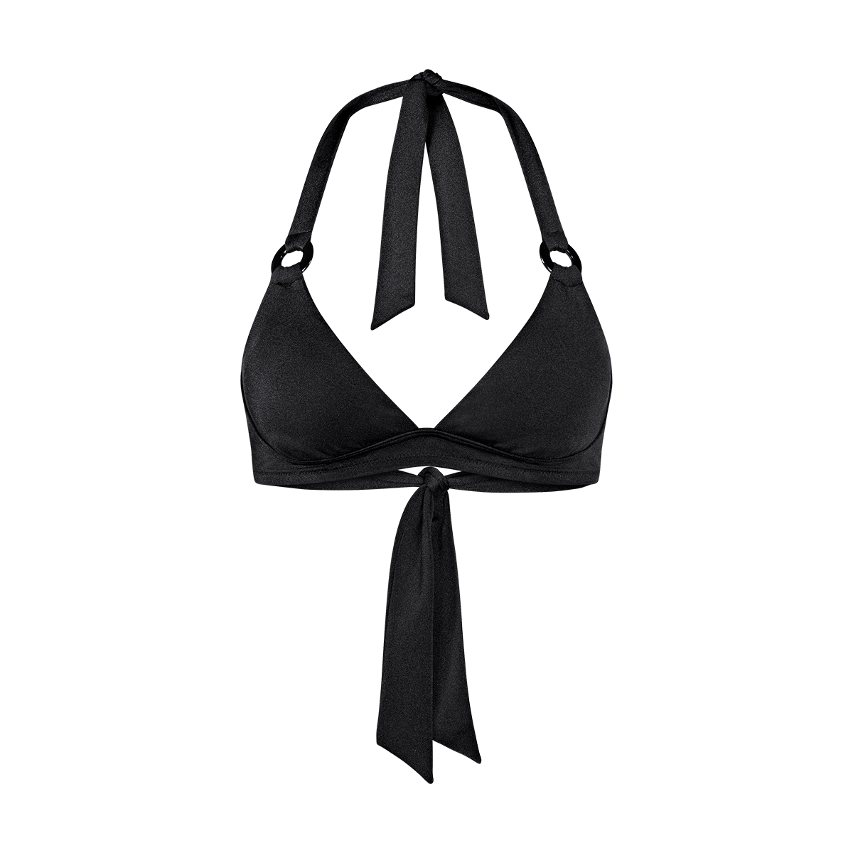 Triumph Midnight bikini top uden bøjle, sort - 10222210 - 0004 - Black