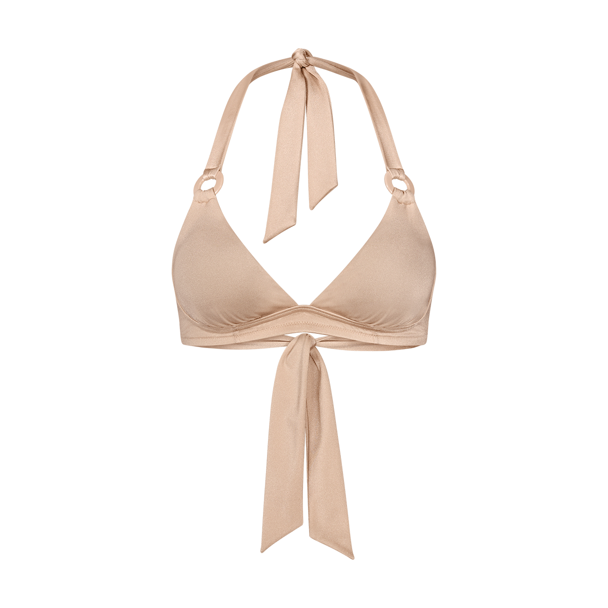 Triumph Midnight bikini top uden bøjle, nude - 10222210 - 6313 - Desert