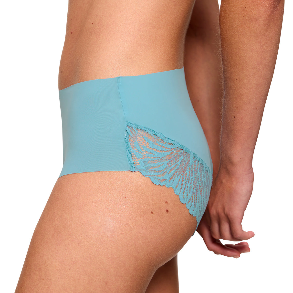 Triumph Pretty Micro maxi trusse, blå - 10222227 - 1780 - Silver Blue