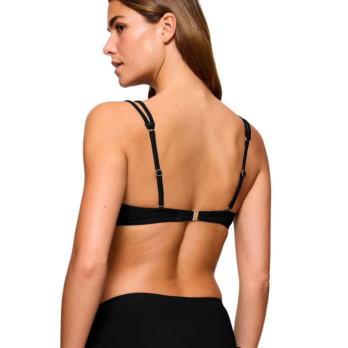 Triumph Summer Twist WP bikini top med bøjle, sort - 10222228 - 0004 - Black
