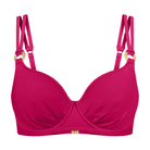 Triumph Summer Twist WP bikini top med bøjle, pink - 10222228 - 00NW - Berry