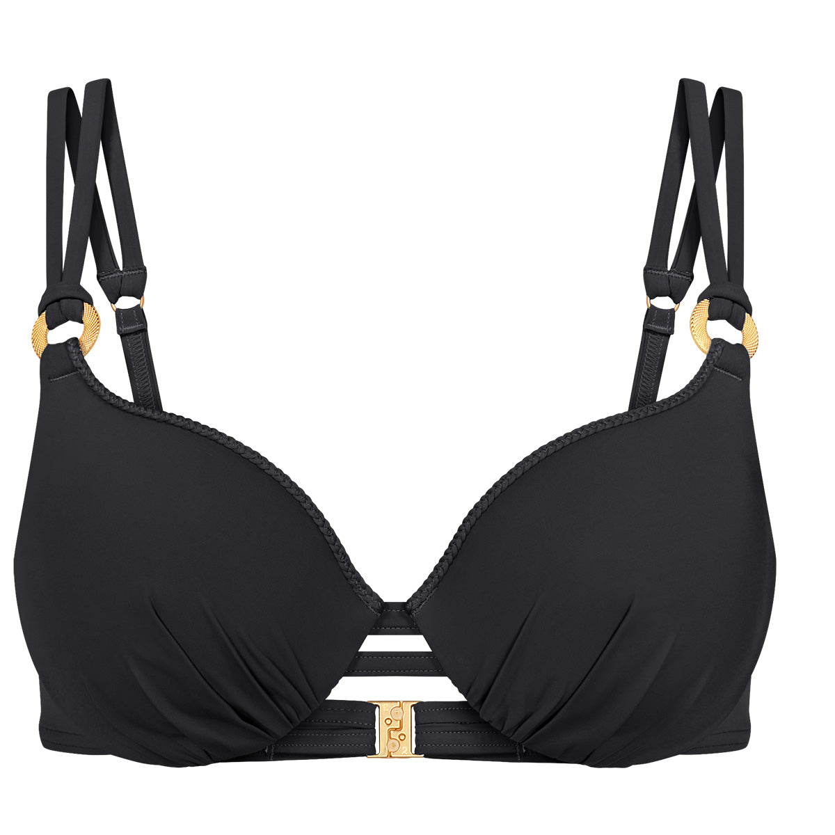 Triumph Summer Twist WP bikini top med bøjle, sort - 10222228 - 0004 - Black