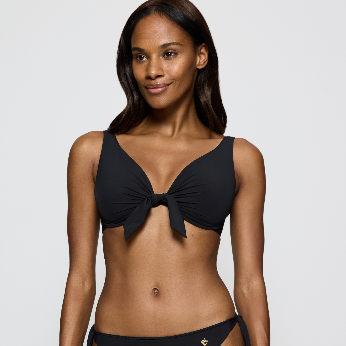 Triumph Summer Twist W bikini top med bøjle, sort - 10222235 - 0004 - Black
