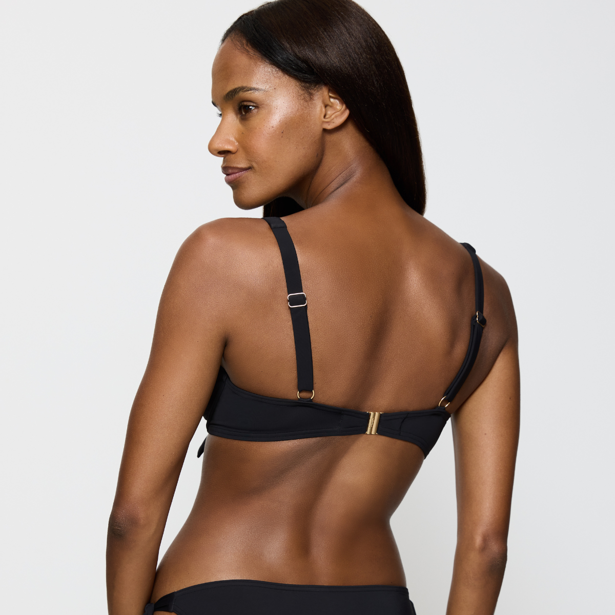 Triumph Summer Twist W bikini top med bøjle, sort - 10222235 - 0004 - Black