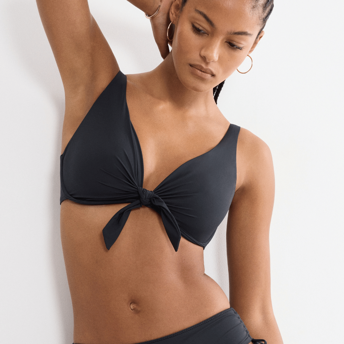 Triumph Summer Twist W bikini top med bøjle, sort - 10222235 - 0240 - Black