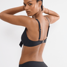 Triumph Summer Twist W bikini top med bøjle, sort - 10222235 - 0240 - Black